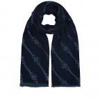 Schal Club Logo Scarf Blue, Farbe: blau/petrol, Marke: Tommy Hilfiger, EAN: 8720114659698, Bild 1 von 2