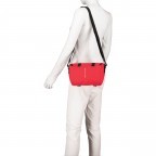 Fahrradtasche mit Lenkerbefestigung Rot, Farbe: rot/weinrot, Marke: Blackbeat, EAN: 8720088707029, Abmessungen in cm: 28x16x10, Bild 5 von 12