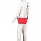 Fahrradtasche mit Lenkerbefestigung Rot, Farbe: rot/weinrot, Marke: Blackbeat, EAN: 8720088707029, Abmessungen in cm: 28x16x10, Bild 6 von 12