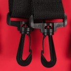 Fahrradtasche mit Lenkerbefestigung Rot, Farbe: rot/weinrot, Marke: Blackbeat, EAN: 8720088707029, Abmessungen in cm: 28x16x10, Bild 8 von 12