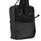 Fahrradtasche Rucksack mit Gepäckträgerbefestigung Schwarz, Farbe: schwarz, Marke: Blackbeat, EAN: 8720088707135, Abmessungen in cm: 26x35x10, Bild 6 von 10
