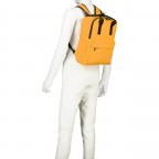 Fahrradtasche Rucksack mit Gepäckträgerbefestigung Gelb, Farbe: gelb, Marke: Blackbeat, EAN: 8720088707159, Abmessungen in cm: 26x35x10, Bild 7 von 10