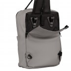 Fahrradtasche Rucksack mit Gepäckträgerbefestigung Grau, Farbe: grau, Marke: Blackbeat, EAN: 8720088707166, Abmessungen in cm: 26x35x10, Bild 6 von 10