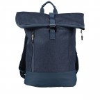 Rucksack Aaron Dark Blue, Farbe: blau/petrol, Marke: Blackbeat, EAN: 4251672798832, Bild 1 von 7