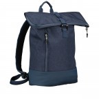 Rucksack Aaron Dark Blue, Farbe: blau/petrol, Marke: Blackbeat, EAN: 4251672798832, Bild 2 von 7