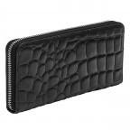 Geldbörse Basic Gigi Wallet Kroko Black, Farbe: schwarz, Marke: Liebeskind Berlin, EAN: 4064657290708, Abmessungen in cm: 19x9.5x2.5, Bild 2 von 4