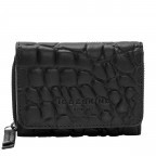 Geldbörse Pablita Wallet Kroko Black, Farbe: schwarz, Marke: Liebeskind Berlin, EAN: 4064657290647, Abmessungen in cm: 11x8.5x2.5, Bild 1 von 4