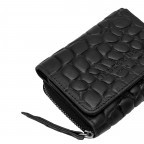 Geldbörse Pablita Wallet Kroko Black, Farbe: schwarz, Marke: Liebeskind Berlin, EAN: 4064657290647, Abmessungen in cm: 11x8.5x2.5, Bild 4 von 4