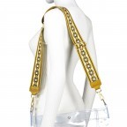 Schulterriemen Kette Goldkarabiner Gelb, Farbe: gelb, Marke: Hausfelder Manufaktur, Bild 1 von 2