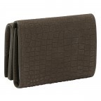Geldbörse Bea Wallet Suede Lizard Nori Green, Farbe: grün/oliv, Marke: Liebeskind Berlin, EAN: 4064657104883, Abmessungen in cm: 10x7.3x3, Bild 2 von 4