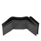 Geldbörse Bea Wallet Suede Lizard Black, Farbe: schwarz, Marke: Liebeskind Berlin, EAN: 4064657104876, Abmessungen in cm: 10x7.3x3, Bild 3 von 4