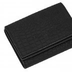 Geldbörse Bea Wallet Suede Lizard Black, Farbe: schwarz, Marke: Liebeskind Berlin, EAN: 4064657104876, Abmessungen in cm: 10x7.3x3, Bild 4 von 4