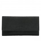 Geldbörse Talia Wallet Suede Lizard Black, Farbe: schwarz, Marke: Liebeskind Berlin, EAN: 4064657104845, Abmessungen in cm: 17.7x9.4x2, Bild 1 von 4