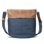 Umhängetasche Olli OT8 Blue, Farbe: blau/petrol, Marke: Zwei, EAN: 4250257916937, Abmessungen in cm: 24x23x9.5, Bild 4 von 10