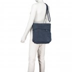 Umhängetasche Mademoiselle M12 Nubuk Blue, Farbe: blau/petrol, Marke: Zwei, EAN: 4250257911710, Abmessungen in cm: 32x31x13, Bild 7 von 9