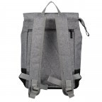 Rucksack Cut CUR130 Stone, Farbe: grau, Marke: Zwei, EAN: 4250257926134, Abmessungen in cm: 28x35x14, Bild 4 von 7