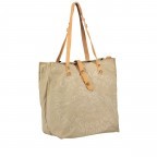 Shopper Canvas X009 Beige Stampa Panna, Farbe: weiß, Marke: Campomaggi, EAN: 8054302726108, Abmessungen in cm: 33x32x16, Bild 2 von 9