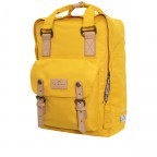 Rucksack Macaroon Reborn Series Volumen 16 Liter Mustard, Farbe: gelb, Marke: Doughnut, EAN: 4895222507972, Abmessungen in cm: 28x38x11, Bild 2 von 15