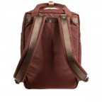 Rucksack Jungle Series Macaroon mit Laptopfach 13 Zoll Volumen 16 Liter Maroon Khaki, Farbe: braun, Marke: Doughnut, EAN: 4895222507491, Abmessungen in cm: 28x38x11, Bild 3 von 12