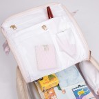 Rucksack Grace Series Macaroon mit Laptopfach 13 Zoll Größe 16 Liter Hazy, Farbe: beige, Marke: Doughnut, EAN: 4895222507057, Abmessungen in cm: 28x38x11, Bild 5 von 14