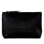 Kosmetiktasche Cosmetic Bag Velvet Black, Farbe: schwarz, Marke: Rains, EAN: 5711747481841, Abmessungen in cm: 20.5x13.5x6.5, Bild 1 von 3