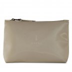 Kosmetiktasche Cosmetic Bag Velvet Taupe, Farbe: taupe/khaki, Marke: Rains, EAN: 5711747481858, Abmessungen in cm: 20.5x13.5x6.5, Bild 1 von 3