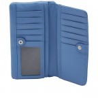 Geldbörse Basic Layla mit RFID-Schutz Retro Denim, Farbe: blau/petrol, Marke: Liebeskind Berlin, EAN: 4064657269865, Abmessungen in cm: 18.5x10.5x2.5, Bild 3 von 4