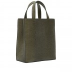 Handtasche Flare Paper Bag Tote S Lizard Tea Leaf, Farbe: grün/oliv, Marke: Liebeskind Berlin, EAN: 4064657273077, Abmessungen in cm: 22x25x12, Bild 2 von 7