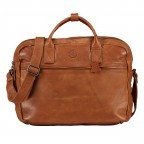Aktentasche Cognac, Farbe: cognac, Marke: Hausfelder Manufaktur, EAN: 4065646004962, Abmessungen in cm: 41x29x10, Bild 1 von 7