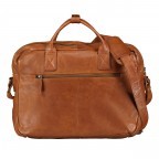 Aktentasche Cognac, Farbe: cognac, Marke: Hausfelder Manufaktur, EAN: 4065646004962, Abmessungen in cm: 41x29x10, Bild 3 von 7
