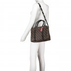 Handtasche Washington Brown Multi, Farbe: braun, Marke: Guess, EAN: 0190231480280, Abmessungen in cm: 29x24x12, Bild 6 von 9