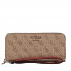 Geldbörse Vikky Latte Logo, Farbe: braun, Marke: Guess, EAN: 0190231480259, Abmessungen in cm: 20x10x2.5, Bild 1 von 4