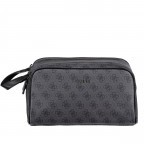 Kulturbeutel Vezzola Black, Farbe: schwarz, Marke: Guess, EAN: 7620207009137, Abmessungen in cm: 28x16x16.5, Bild 1 von 6