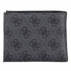 Geldbörse Vezzola Black, Farbe: schwarz, Marke: Guess, EAN: 7618483265088, Abmessungen in cm: 12x9.5x1.5, Bild 2 von 3