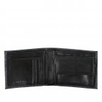 Geldbörse Vezzola Black, Farbe: schwarz, Marke: Guess, EAN: 7618483265088, Abmessungen in cm: 12x9.5x1.5, Bild 3 von 3