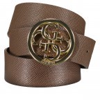 Gürtel Cordelia Logo mit Wendemöglichkeit Bundweite 95 CM Latte Brown, Farbe: taupe/khaki, Marke: Guess, EAN: 7620207940348, Bild 4 von 4