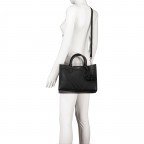 Handtasche Cortina Stampa Aurelia SHO Black, Farbe: schwarz, Marke: Joop!, EAN: 4053533882328, Abmessungen in cm: 30.5x22x14, Bild 6 von 8