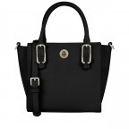 Handtasche Honey Small Tote Black, Farbe: schwarz, Marke: Tommy Hilfiger, EAN: 8720115048255, Abmessungen in cm: 20x19x10, Bild 1 von 3