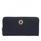 Geldbörse Honey Large Wallet with Zip Around Desert Sky, Farbe: blau/petrol, Marke: Tommy Hilfiger, EAN: 8720115039017, Abmessungen in cm: 19x10x2.3, Bild 1 von 3