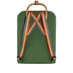 Rucksack Kånken Rainbow Spruce Green Rainbow Pattern, Farbe: grün/oliv, Marke: Fjällräven, EAN: 7323450752866, Abmessungen in cm: 27x38x13, Bild 3 von 11