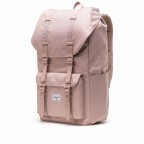 Rucksack Little America Eco Rubber Straps Volumen 23 Liter Ash Rose, Farbe: rosa/pink, Marke: Herschel, EAN: 0828432497713, Abmessungen in cm: 28x50x17, Bild 3 von 5