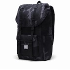 Rucksack Little America Eco Rubber Straps Volumen 23 Liter Night Camo, Farbe: anthrazit, Marke: Herschel, EAN: 0828432507467, Abmessungen in cm: 28x50x17, Bild 3 von 5