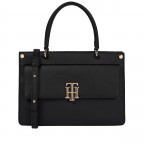 Handtasche Lock Satchel Black, Farbe: schwarz, Marke: Tommy Hilfiger, EAN: 8720116191554, Abmessungen in cm: 26x18x8, Bild 1 von 3