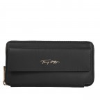 Geldbörse Iconic Large Zip Around Wallet Black, Farbe: schwarz, Marke: Tommy Hilfiger, EAN: 8720116194777, Bild 1 von 3