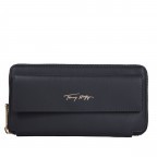 Geldbörse Iconic Large Zip Around Wallet Desert Sky, Farbe: blau/petrol, Marke: Tommy Hilfiger, EAN: 8720116193893, Bild 1 von 3