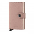 Geldbörse Miniwallet Crisple Rose, Farbe: rosa/pink, Marke: Secrid, EAN: 8718215289029, Abmessungen in cm: 6.8x10.2x1.6, Bild 1 von 3