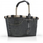 Einkaufskorb Carrybag Jeans Frame Dark Grey, Farbe: grau, Marke: Reisenthel, EAN: 4012013725548, Abmessungen in cm: 48x29x28, Bild 1 von 5
