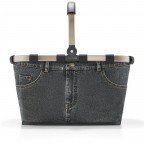 Einkaufskorb Carrybag Jeans Frame Dark Grey, Farbe: grau, Marke: Reisenthel, EAN: 4012013725548, Abmessungen in cm: 48x29x28, Bild 2 von 5