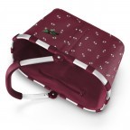 Einkaufskorb Carrybag Special Edition Bavaria 5 Dark Ruby, Farbe: rot/weinrot, Marke: Reisenthel, EAN: 4012013724947, Abmessungen in cm: 48x29x28, Bild 3 von 4