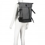 Rucksack Northwood 2.0 Backpack Sebastian LVZ Dark Grey, Farbe: anthrazit, Marke: Strellson, EAN: 4053533952458, Bild 4 von 6